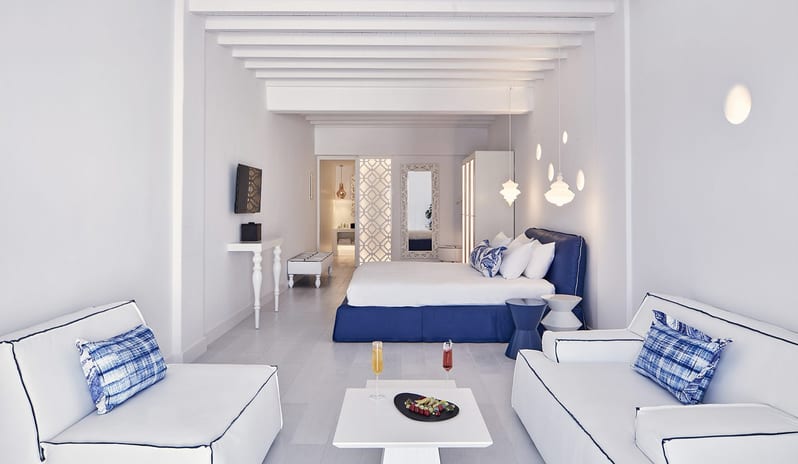 Katikies Mykonos-Senior Suite With Open Air Jetted Tub_17622